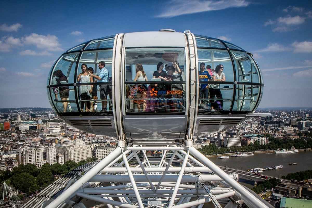 One of the london s. Колесо обозрения Лондонский глаз в Лондоне. Великобритания колесо обозрения London Eye. Колесо обозрения "Лондонский глаз" (London Eye). Колесо обозрения в Лондоне кабинки.
