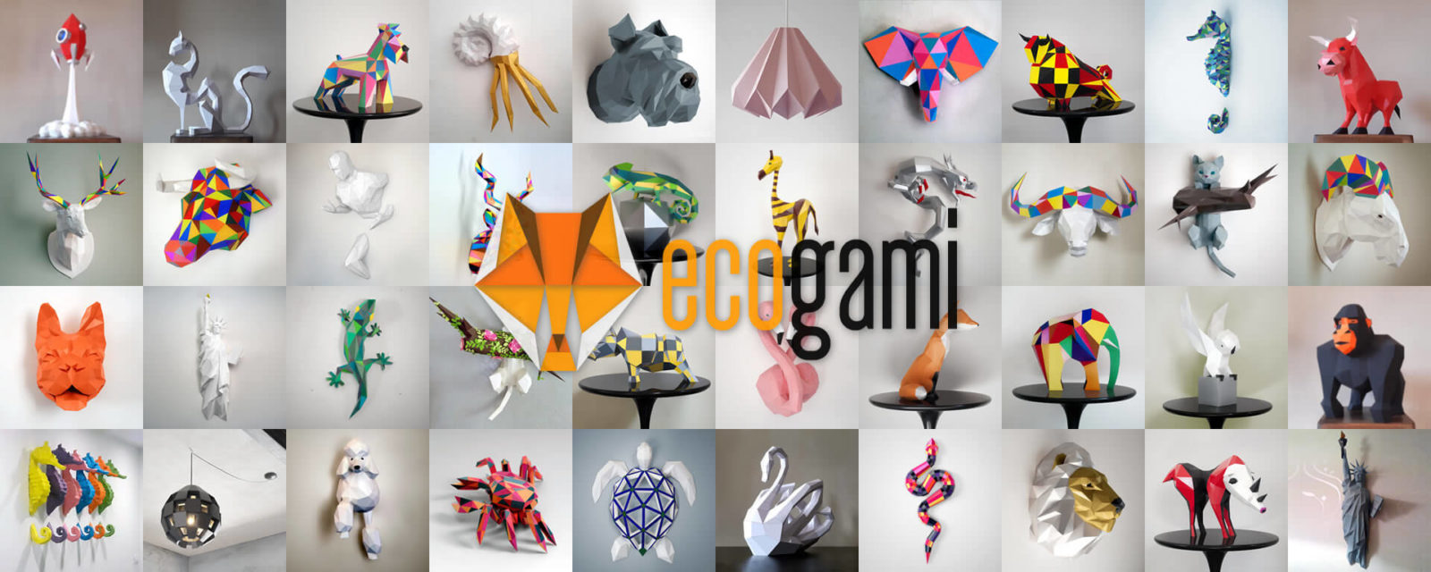 Décoration d'intérieur, Ecogami, papercraft, puzzle 3D, design, loisirs créatifs