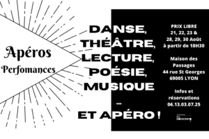 Bon plan culture et théâtre :Les Apéros-Performances
