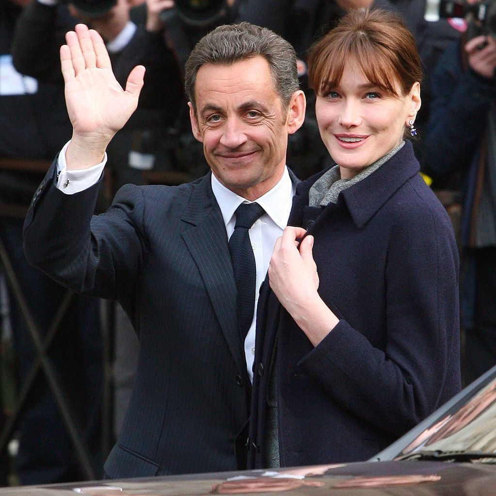 Nicolas Sarkozy et Carla Bruni-Sarkozy.