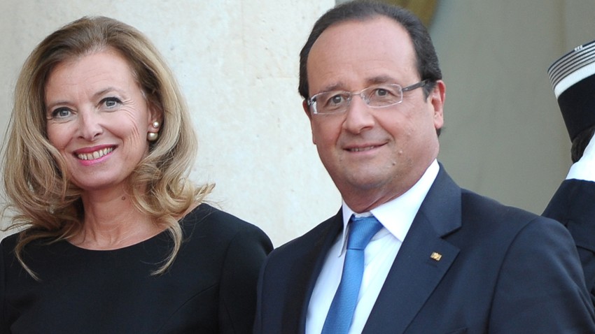 Valérie Trierweiler et François Hollande.