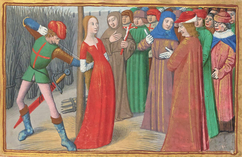 Notons d’ailleurs qu'on compte dans les accusations envers Jeanne d’Arc "devineresse" lors de son procès en 1431.