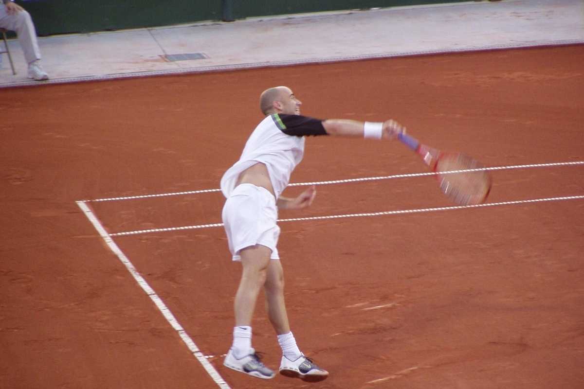 André Agassi style sportif