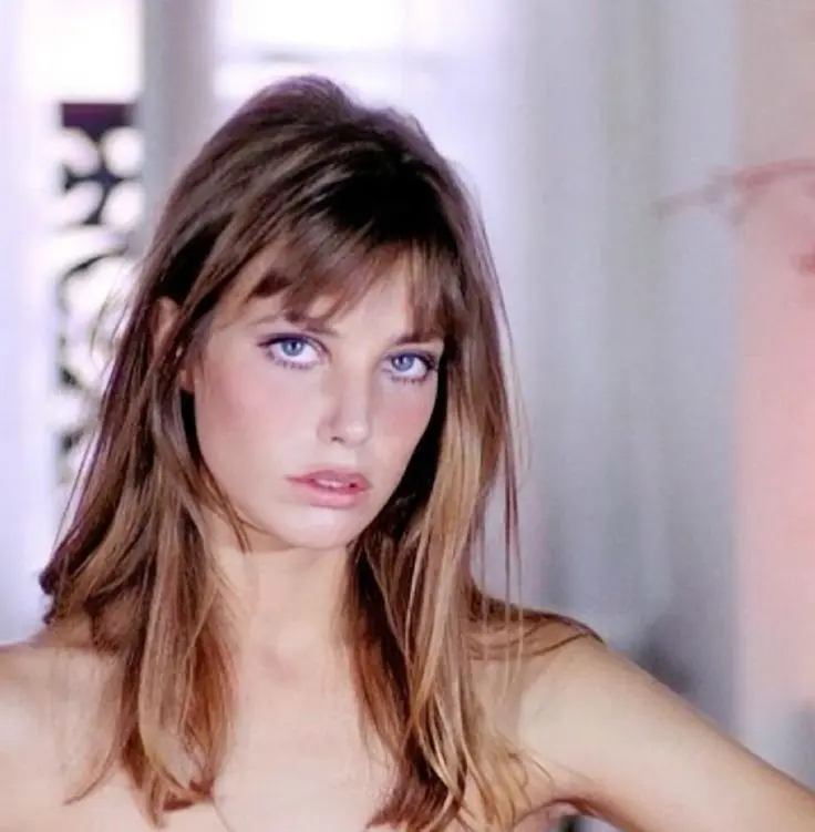 La frange sous toutes ses formes : un intemporel 3 Jane Birkin Frange Déstructurée Légère Cheveux Châtain Vintage