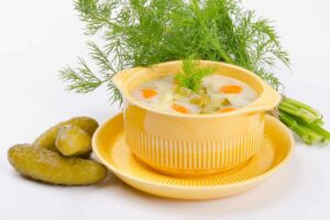 recette potage concombres crevettes healthy