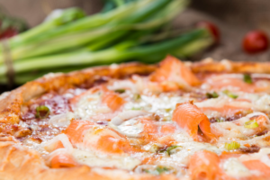 pizza au saumon poireaux cuisine