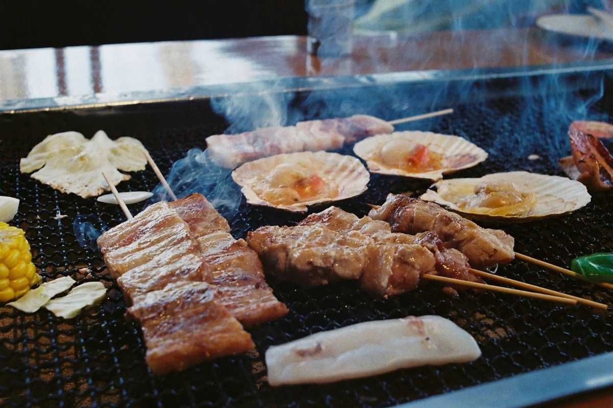 Barbecue grille poisson viande