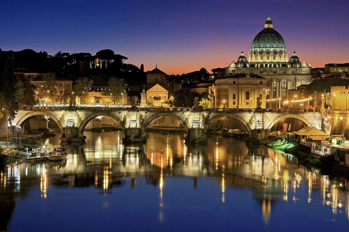 voyage à Rome pont nuit