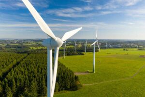 énergies renouvelables éoliennes champs nature