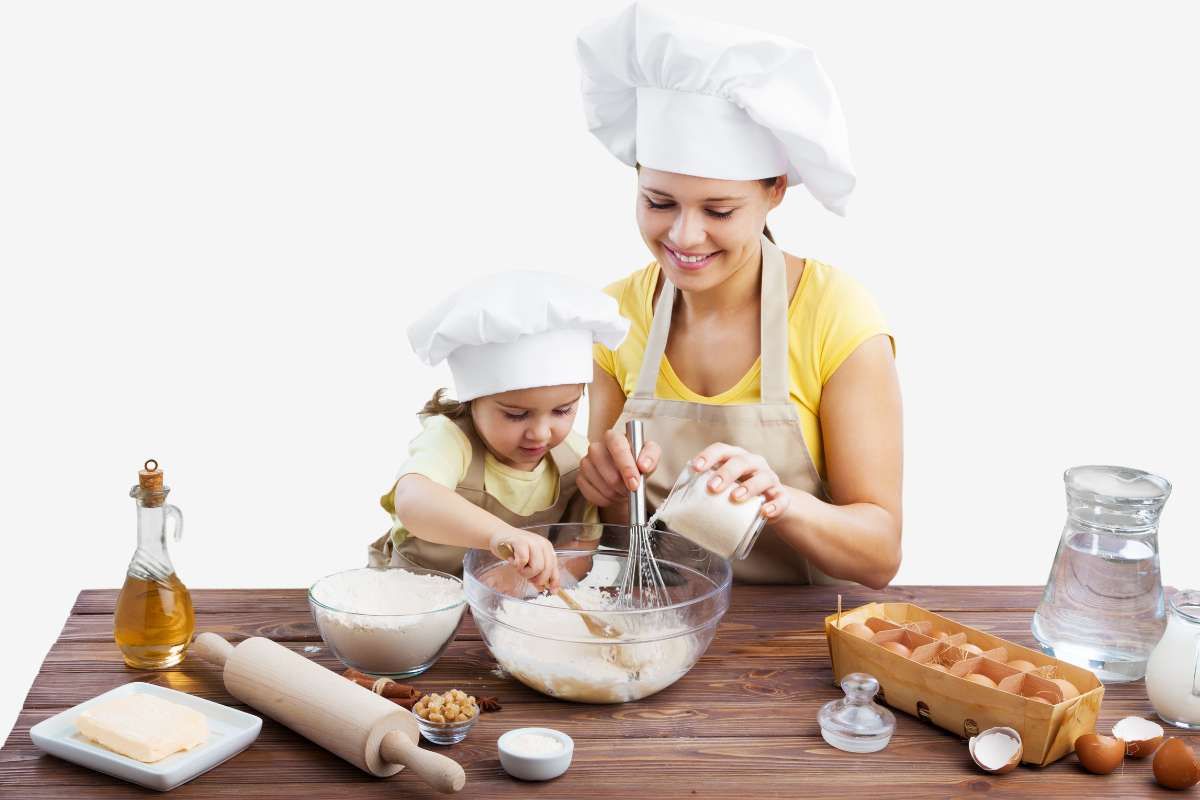 avantages de cuisiner mère fille