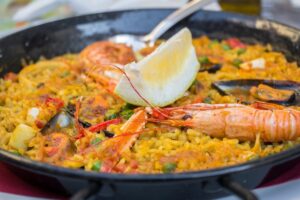 paella espagnole aux fruits de mer recette
