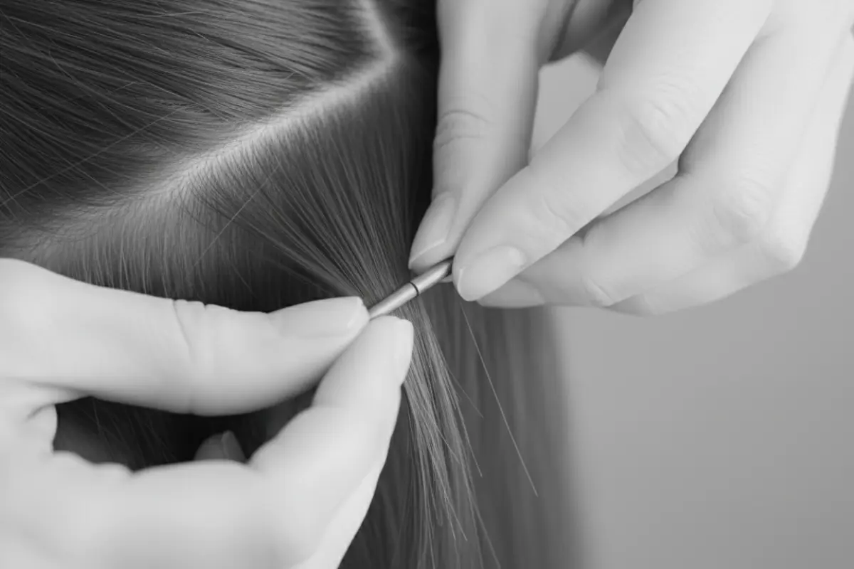 pose-extensions-cheveux-micro-anneaux-technique