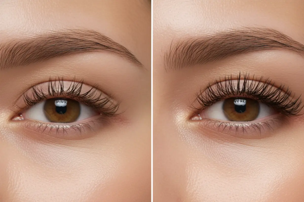 Les bienfaits de l’huile de ricin pour une peau mature et un regard reposé 3 Avant après discret de cils et sourcils plus denses après huile de ricin