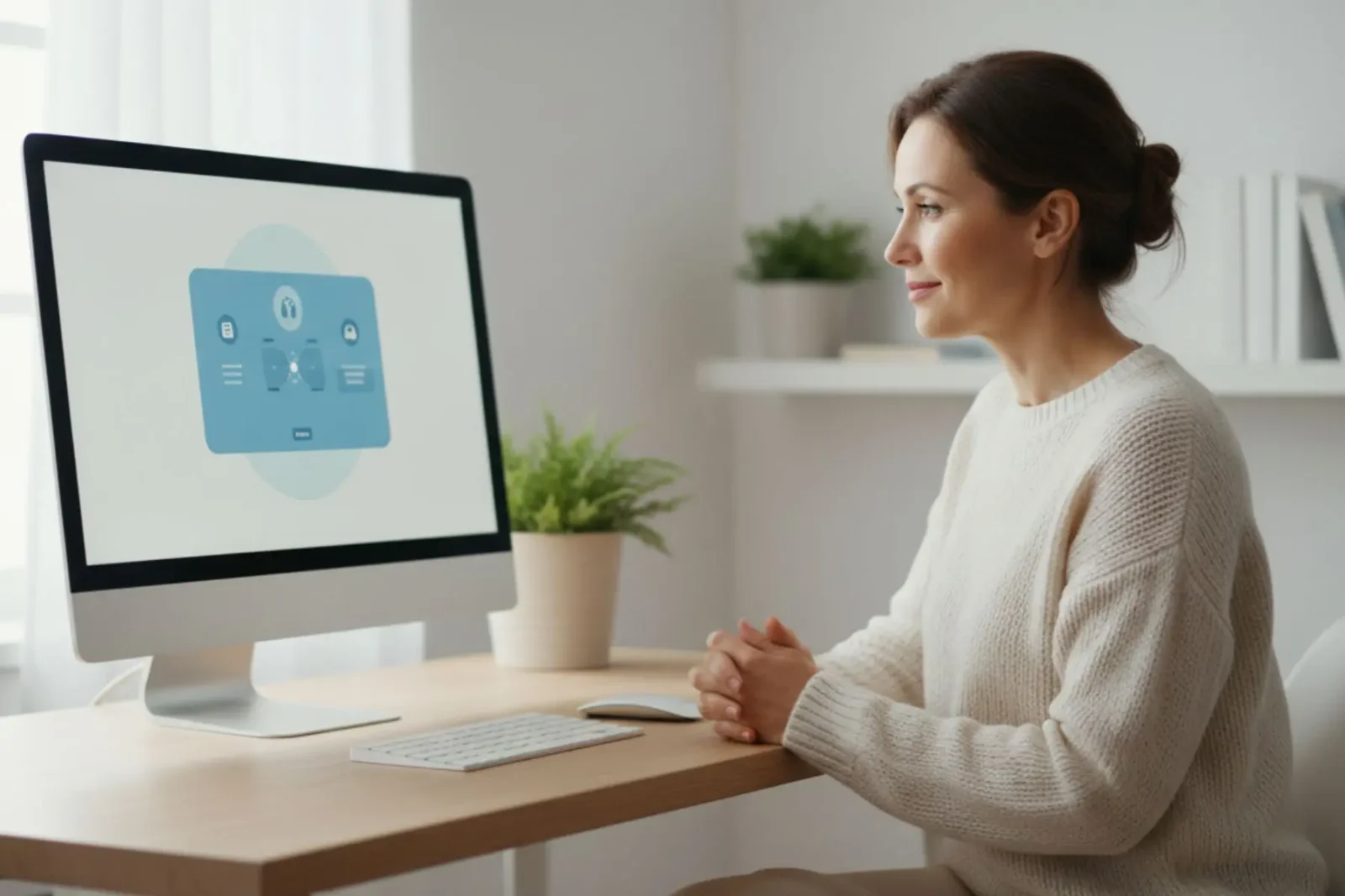 Ils ont essayé la thérapie en ligne avec BetterHelp pour la première fois: ce que ça leur a apporté au quotidien 3 Personne souriante prête à commencer une thérapie en ligne