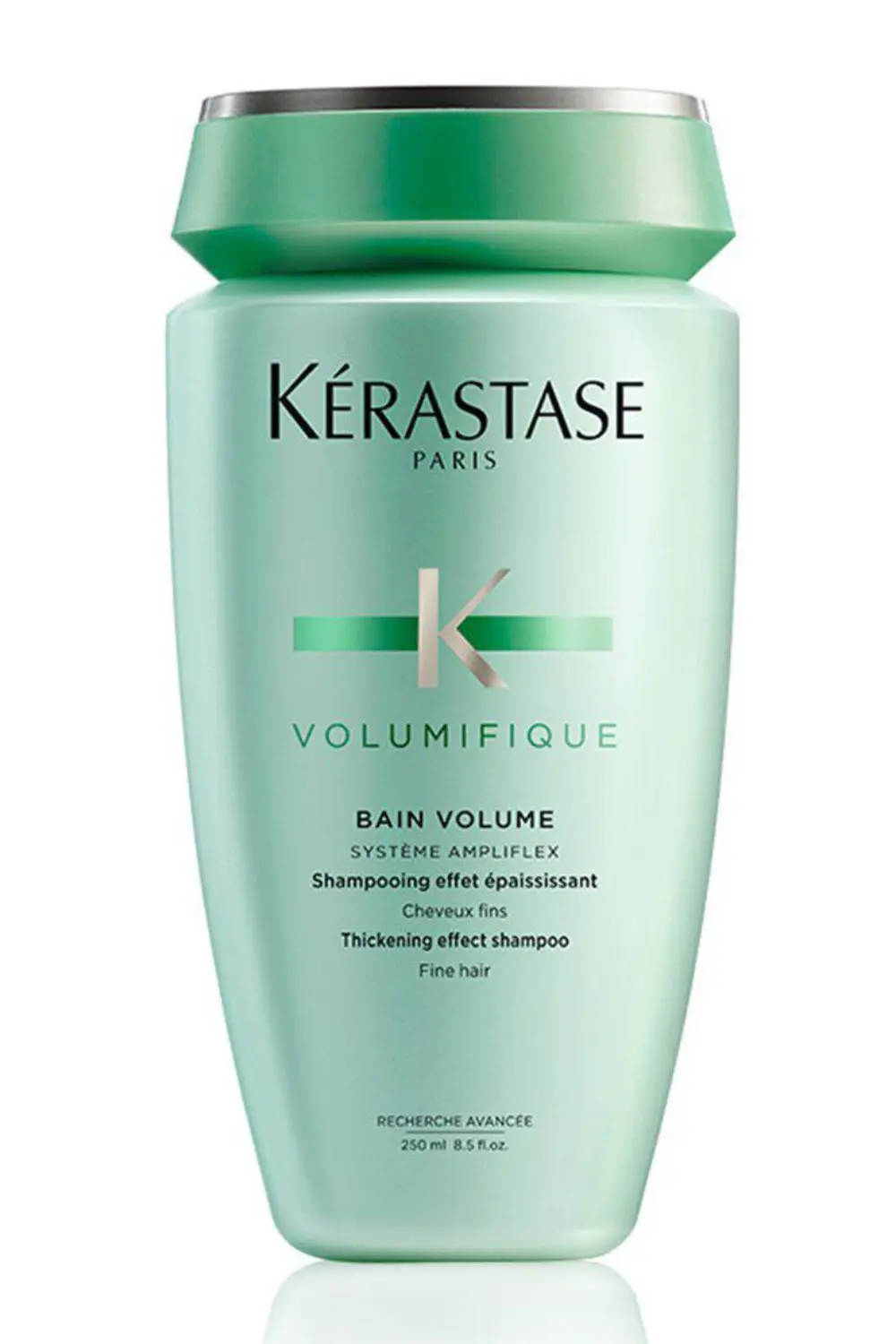 Perte de densité et cheveux fins : coupe, soins et gestes qui redonnent du volume 4 Shampoing Volume Kérastase Volumifique Bain Volume, effet épaississant pour cheveux fins, Système Ampliflex