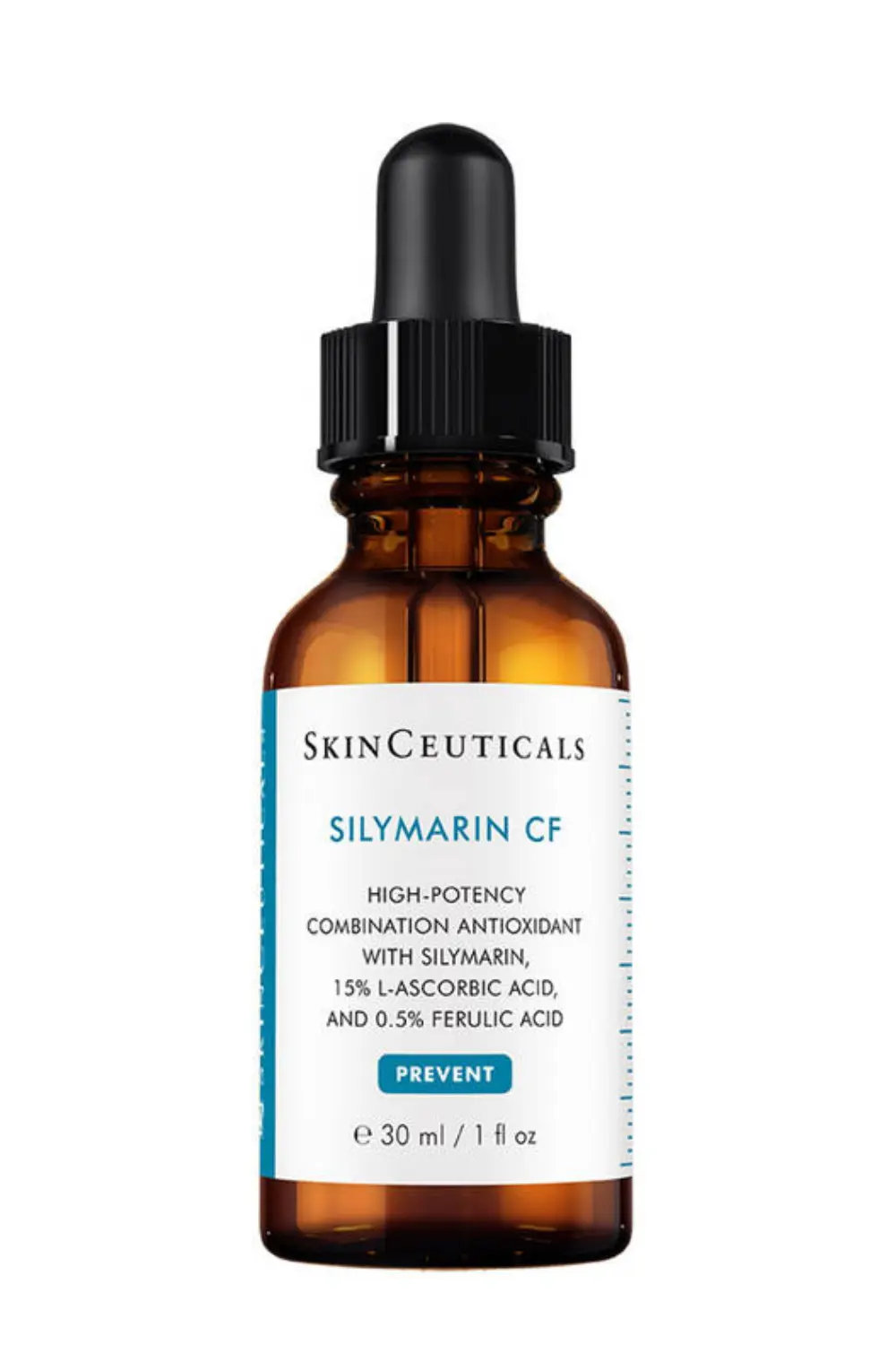 Imperfections de la peau : comment choisir les soins qui changent vraiment la donne ? 2 Flacon du sérum SkinCeuticals Silymarin CF, antioxydant haute concentration à la vitamine C, soin visage peau mature