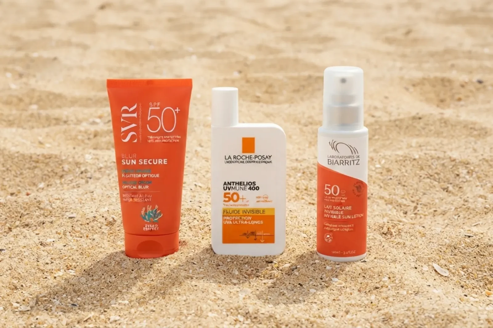 Été après 40 ans : protéger sa peau sans sacrifier son confort 4 Comparatif SVR Blur Sun Secure et La Roche-Posay Anthelios UVMUNE 400, deux protections solaires pour peau mature